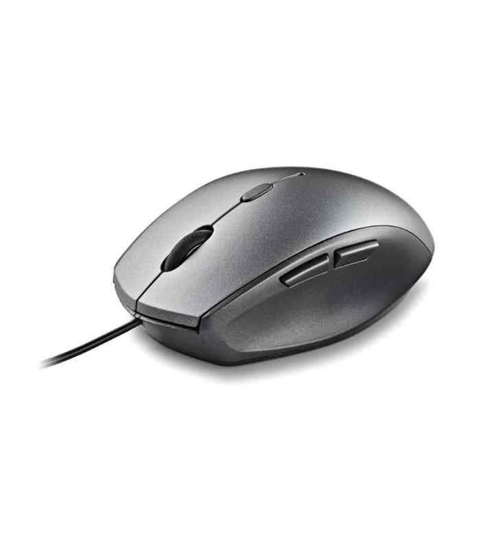 NGS WIRED ERGO SILENT MOUSE + USB TYPE C ADAP GRAY