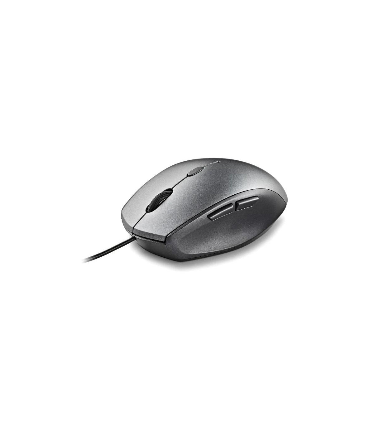 NGS WIRED ERGO SILENT MOUSE + USB TYPE C ADAP GRAY