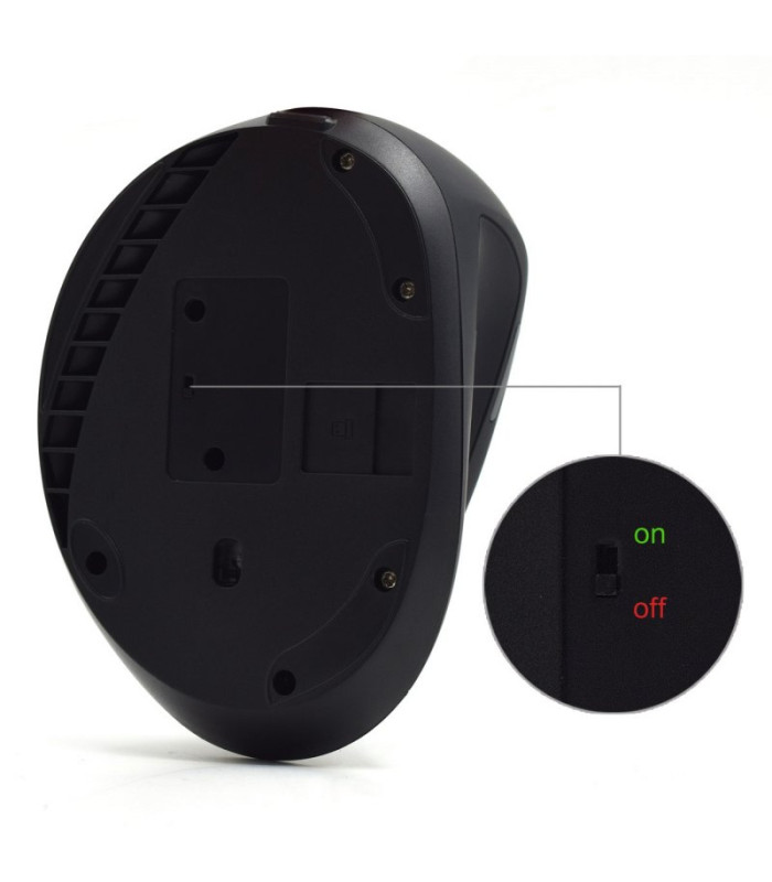 Ewent EW3158 Ratón Wireless Vertical 1600 dpi