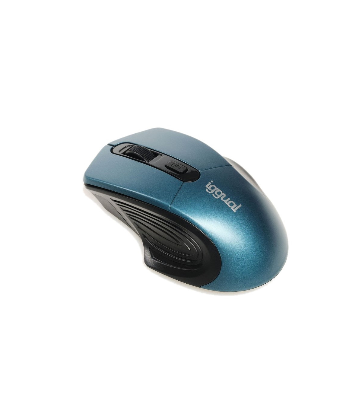iggual Ratón inalámbrico ERGONOMIC-L-1600DPI azul