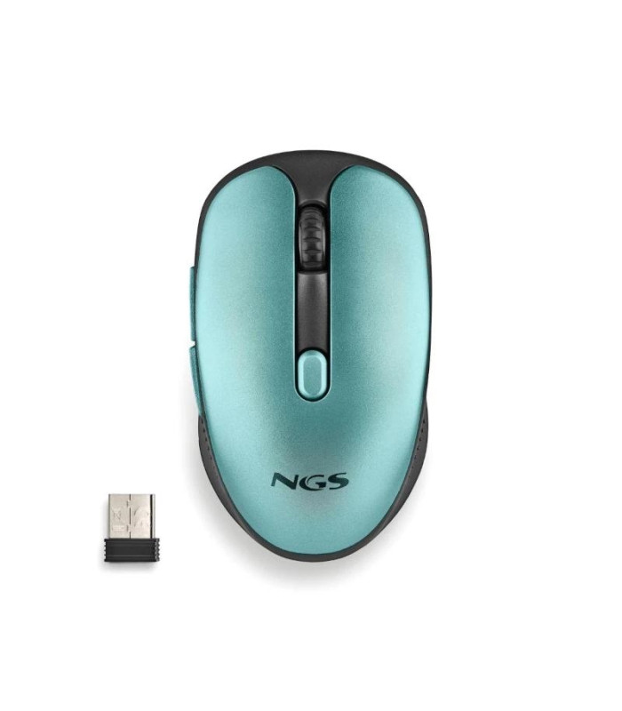 NGS Raton Inalambrico Recargable Silencioso Hielo