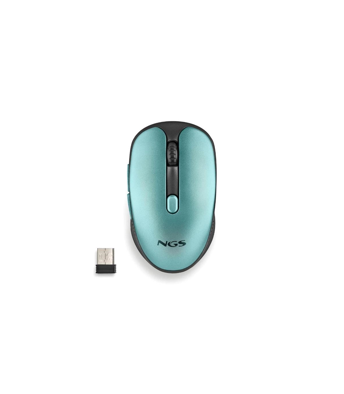 NGS Raton Inalambrico Recargable Silencioso Hielo