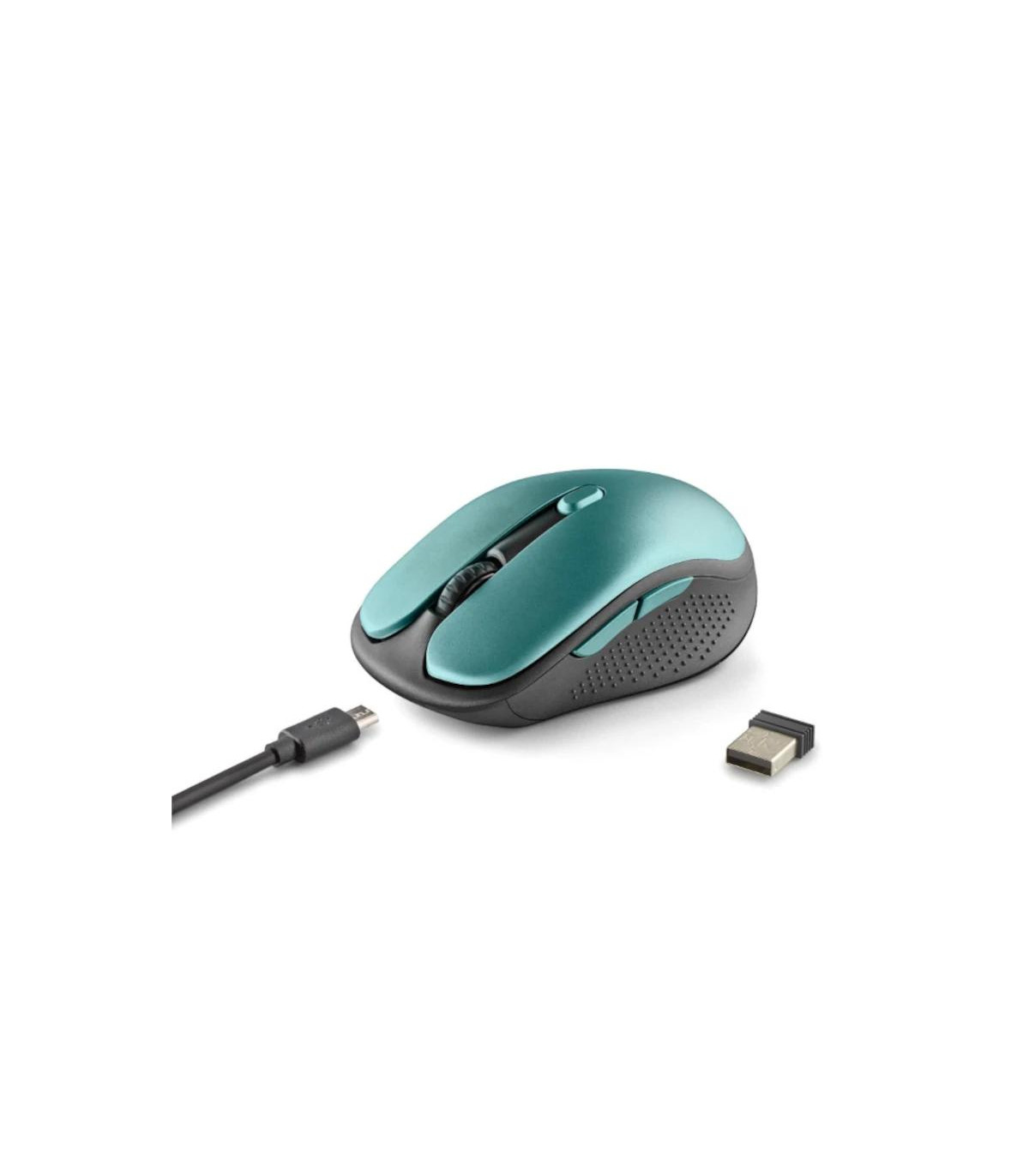 NGS Raton Inalambrico Recargable Silencioso Hielo