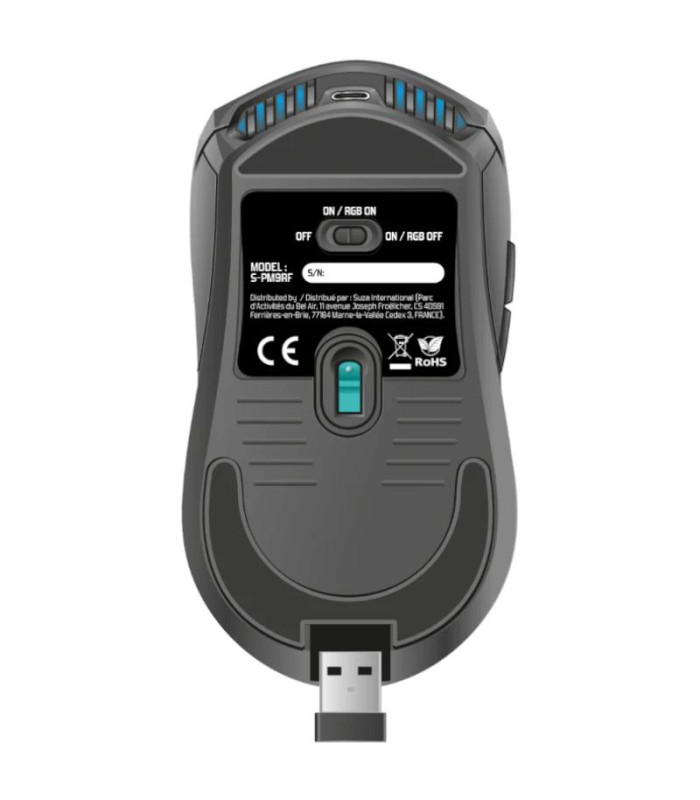 Spirit of Gamer Raton Inalambrico Pro M9 Rgb