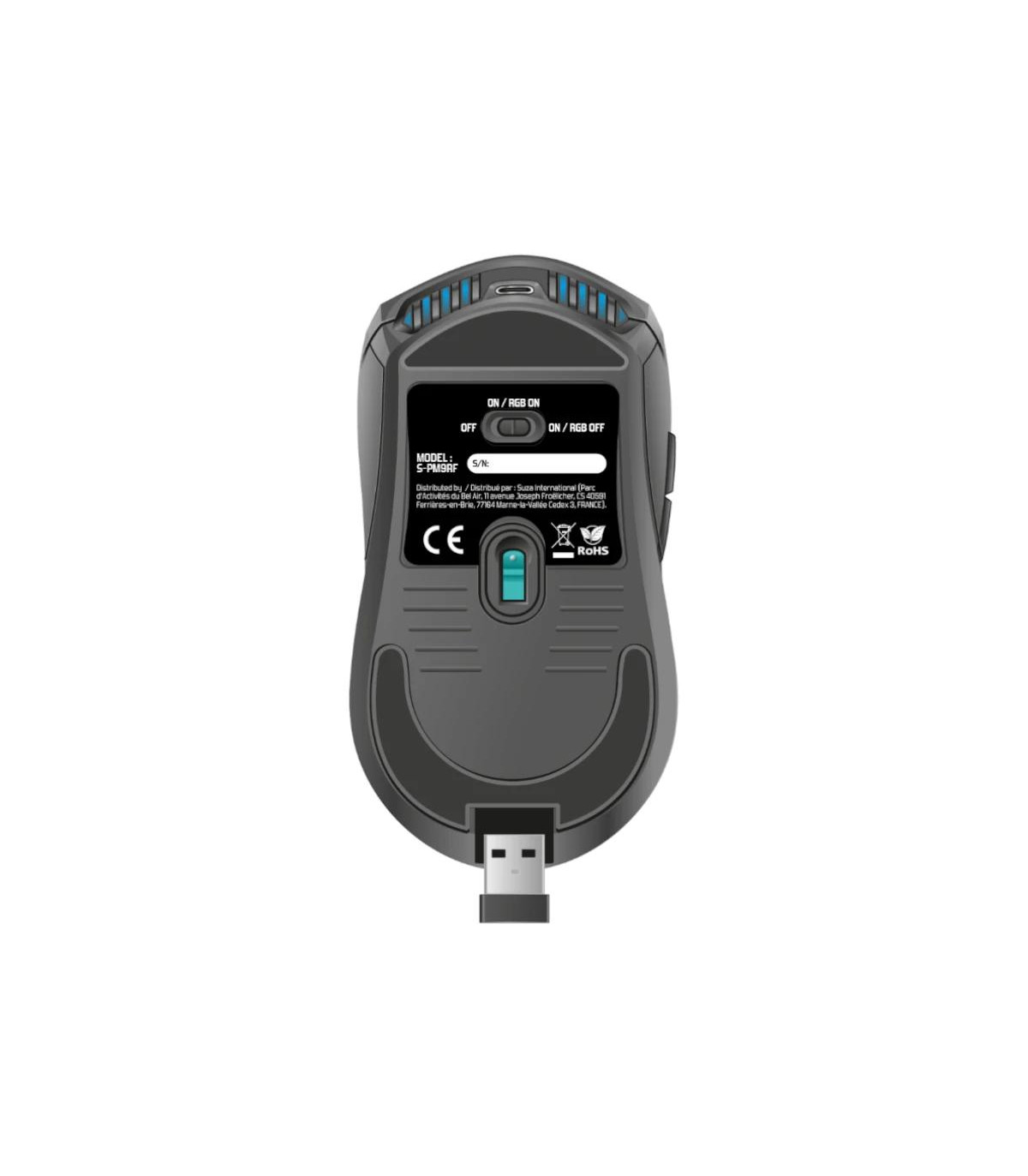 Spirit of Gamer Raton Inalambrico Pro M9 Rgb