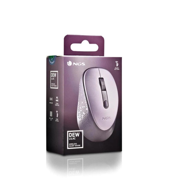 NGS RATON INALAMBRICO 800/1600DPI Lila