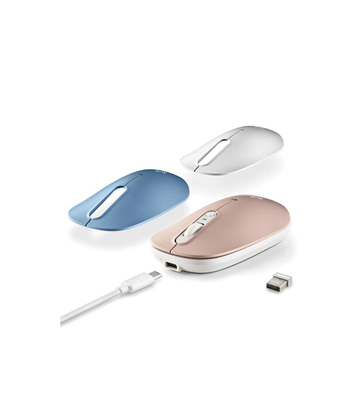 NGS RATON MULTIDISPOSITIVO 2.4GHZ RECARGABLE SHELL