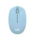Nilox Ratón Wireless, 1000 DPI, 3 botones, Azul