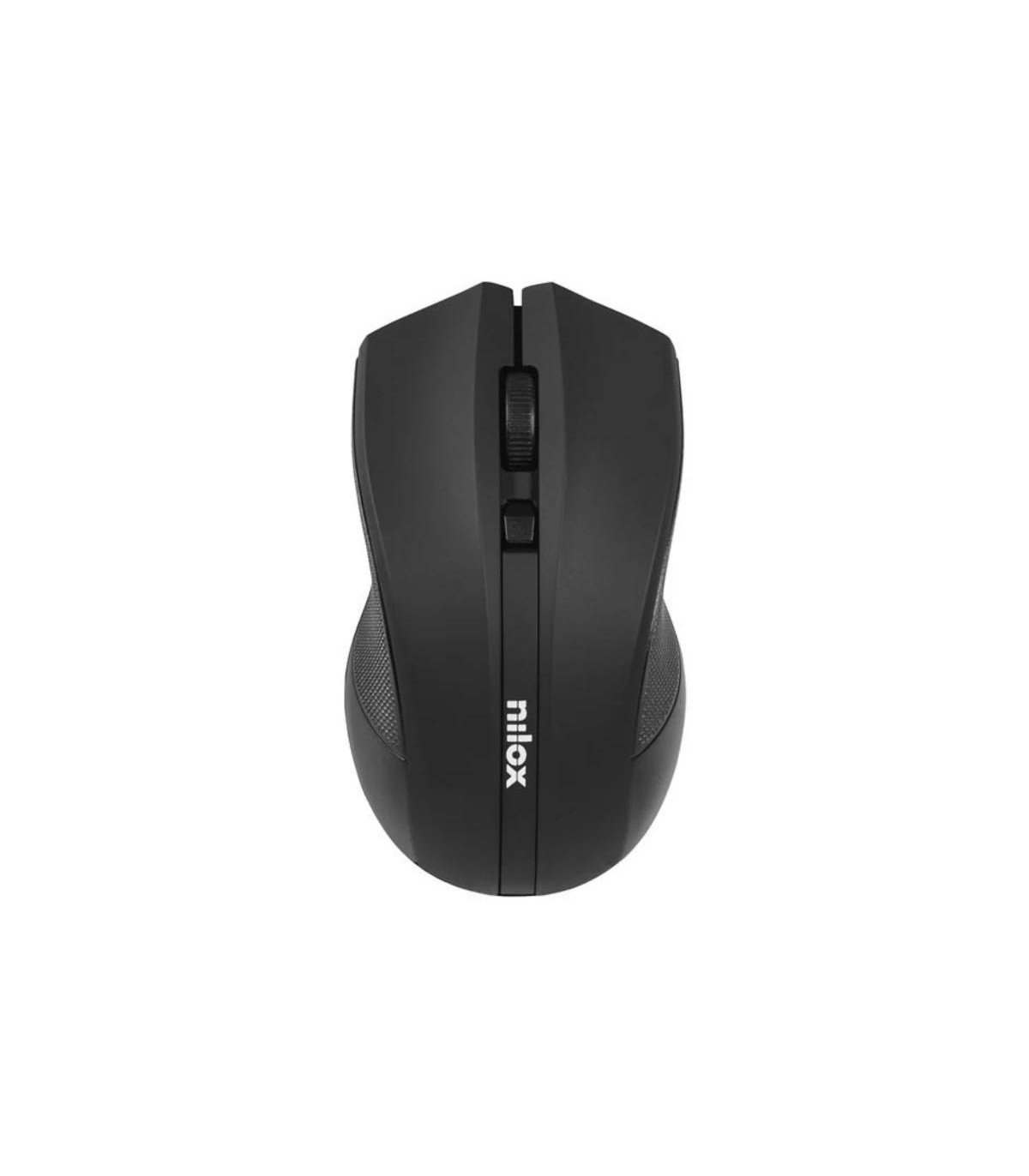 Nilox Ratón MOWI1001 Inalámbrico Amb.1600DPI Negro