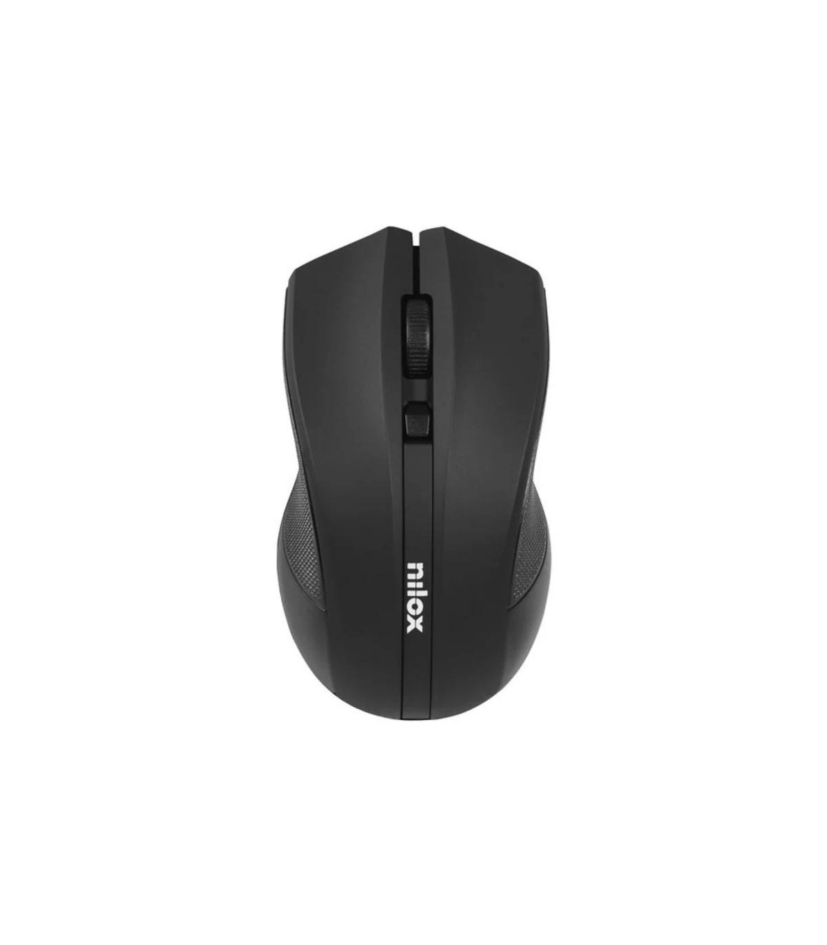 Nilox Ratón MOWI1001 Inalámbrico Amb.1600DPI Negro