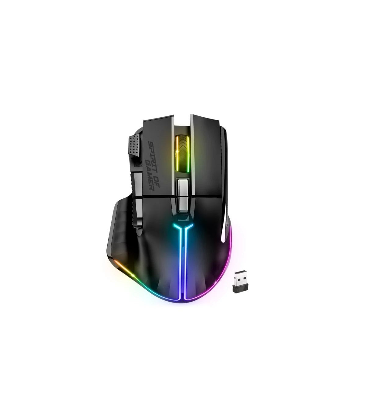 Spirit of Gamer Ratón Inalambrico Pro M5 Black