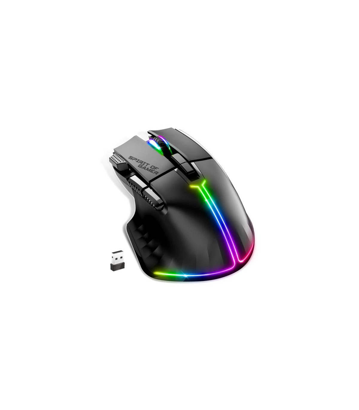 Spirit of Gamer Ratón Inalambrico Pro M5 Black
