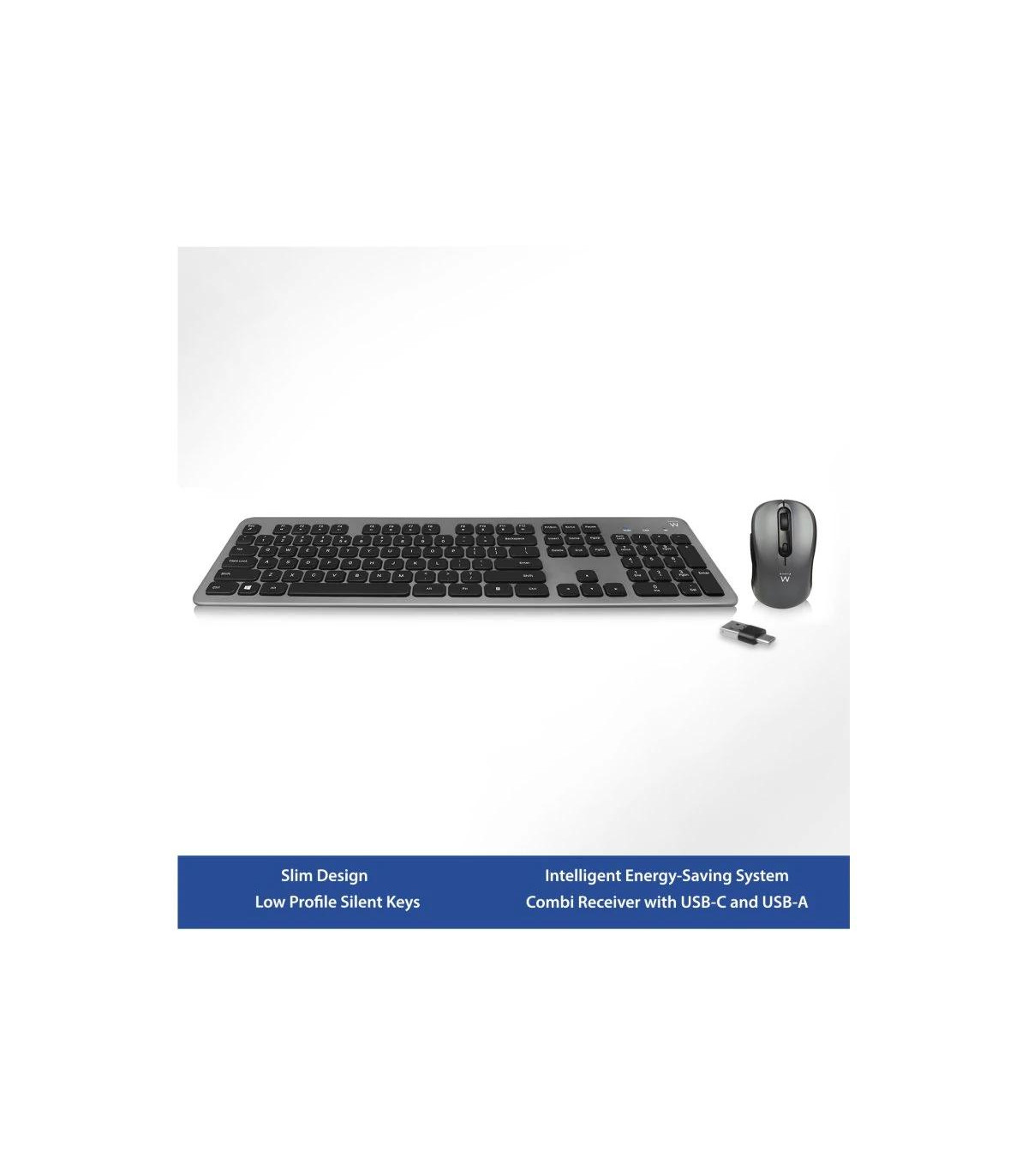 EWENT Kit Teclado +raton Ew3272 Slim