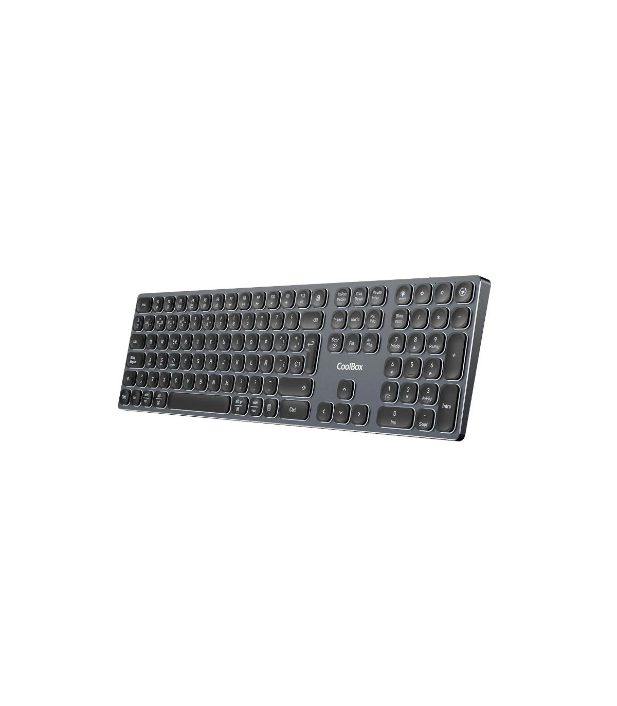 Coolbox Teclado Inal. Retroil.MOONLIGHT B431 Negro