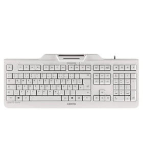 Cherry Teclado+Lector Chip Integrado (DNIe) Blanco