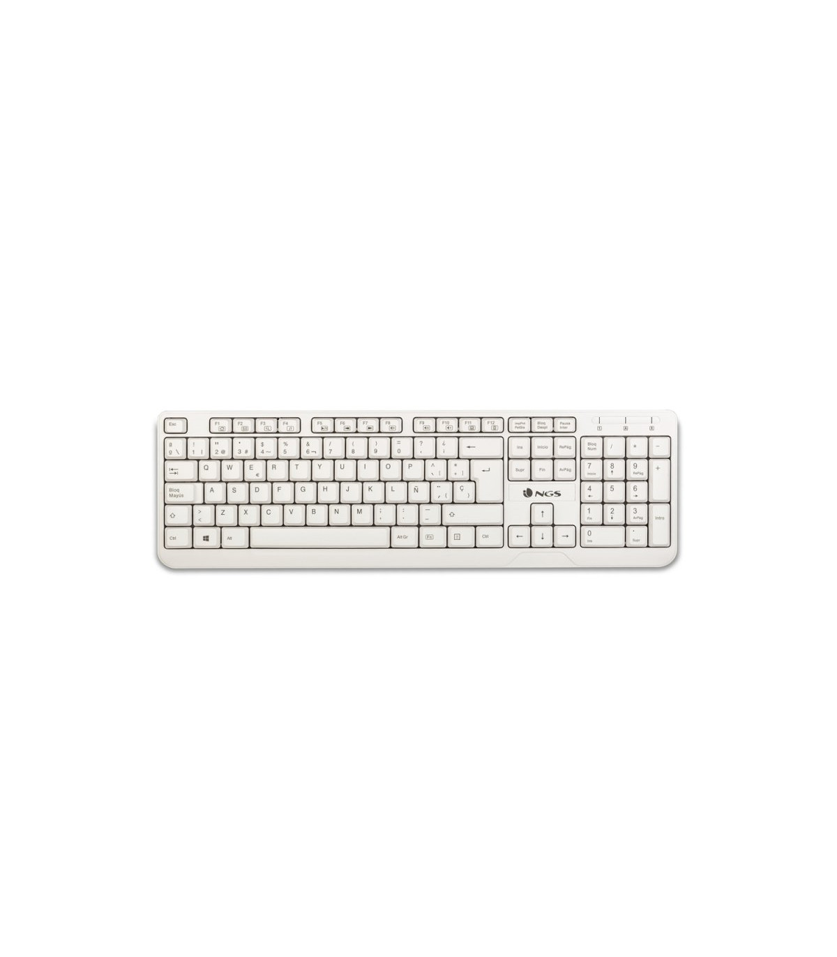 NGS teclado USB SPIKE 12 teclas multimedia