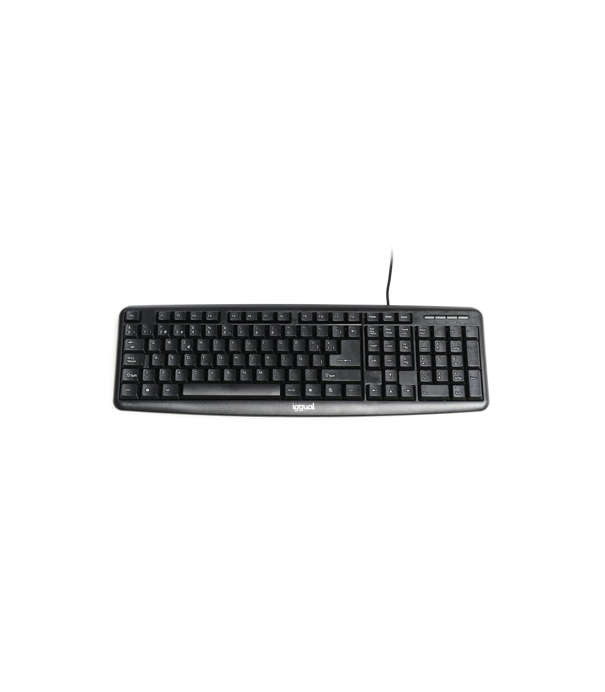 iggual Teclado USB estándar CK-BASIC-105T negro