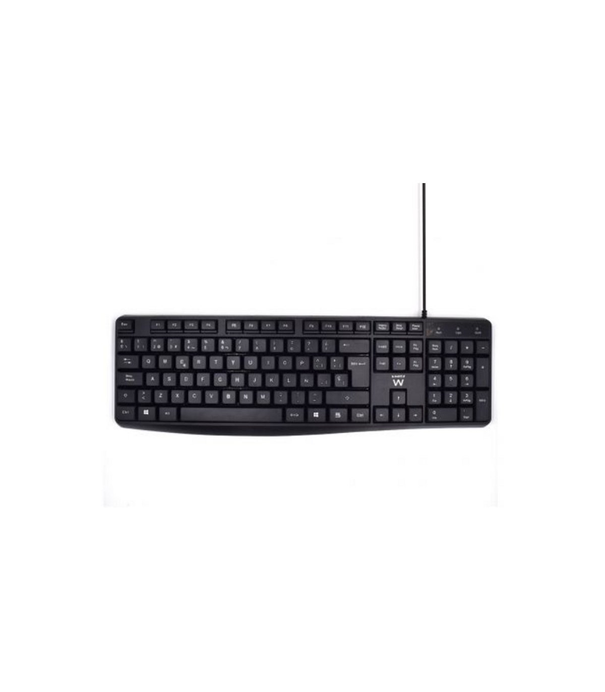 Ewent EW3001 teclado escritura silenciosa USB