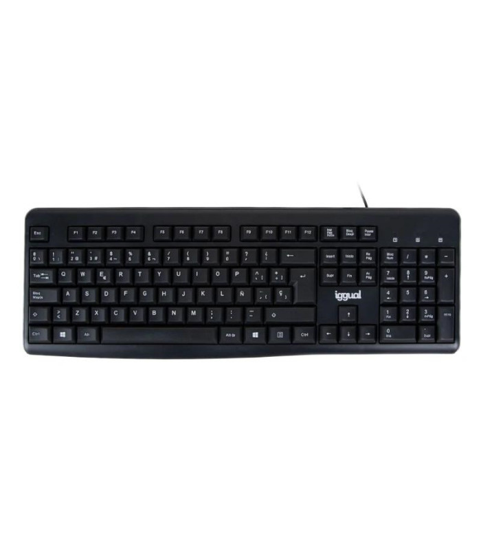 iggual Teclado estándar CK-BASIC2-105T negro