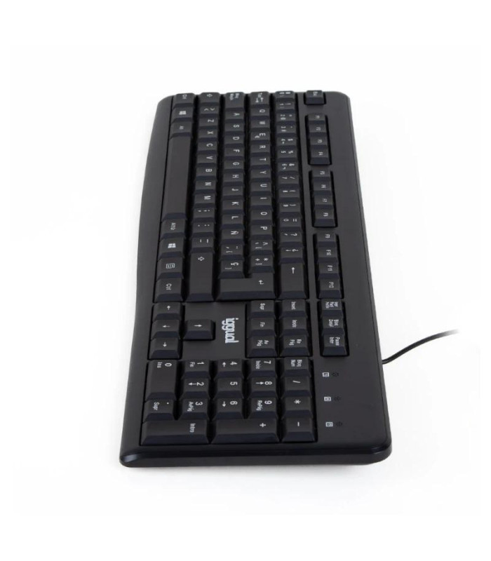 iggual Teclado estándar CK-BASIC2-105T negro
