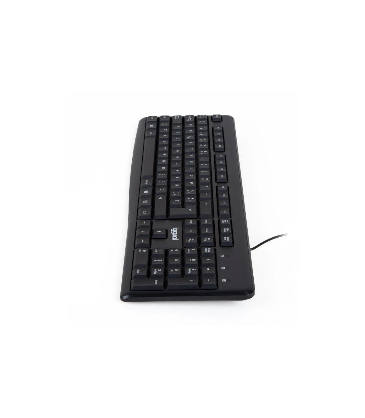 iggual Teclado estándar CK-BASIC2-105T negro
