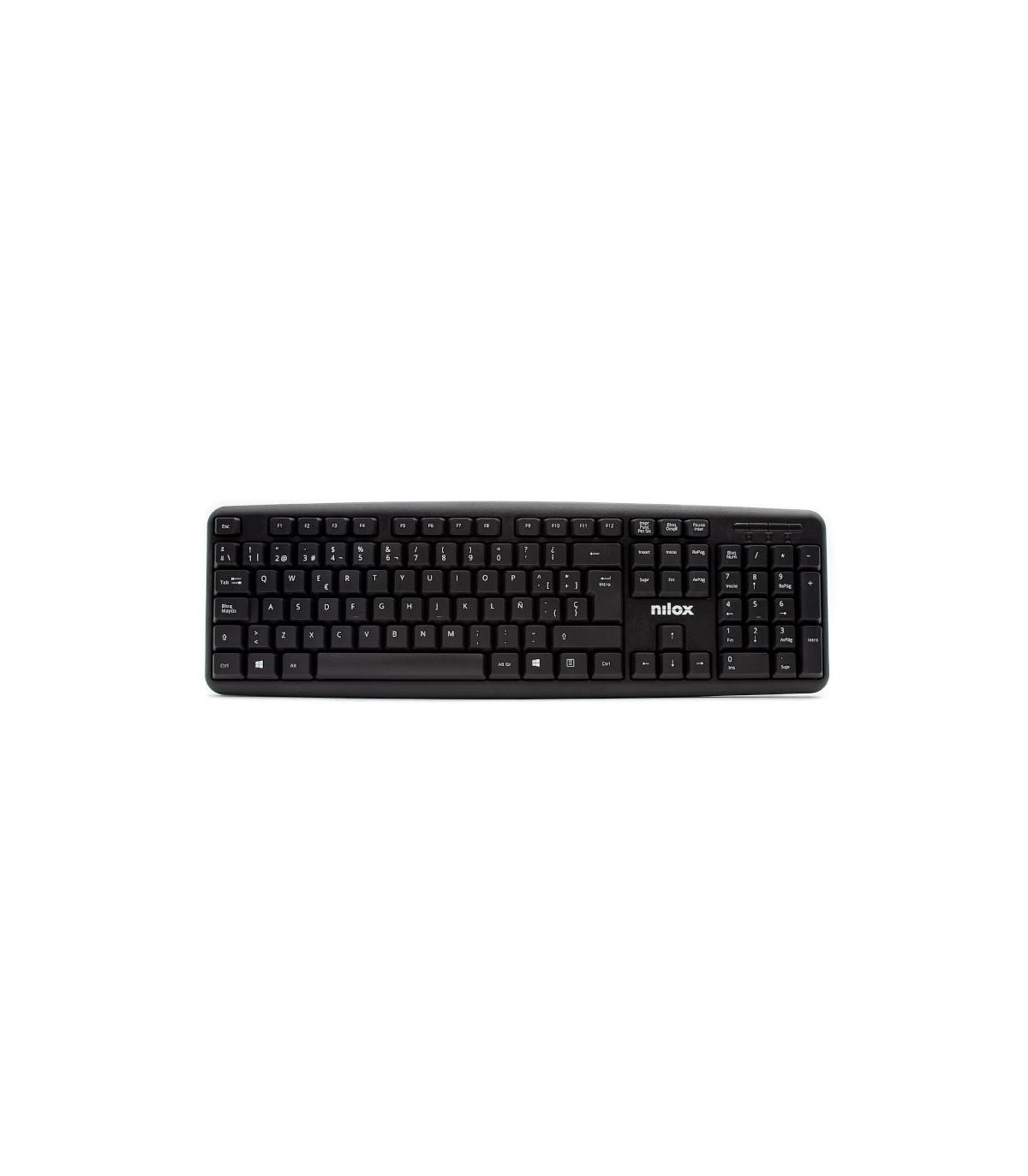 Nilox Teclado Compacto NXKBE000002 Usb Negro