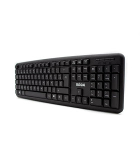 Nilox Teclado Compacto NXKBE000002 Usb Negro