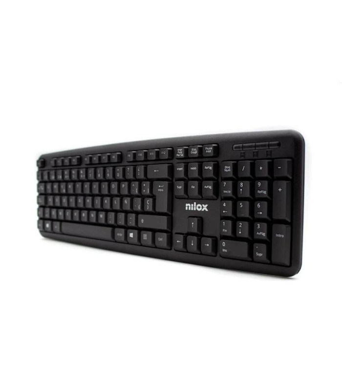 Nilox Teclado Compacto NXKBE000002 Usb Negro