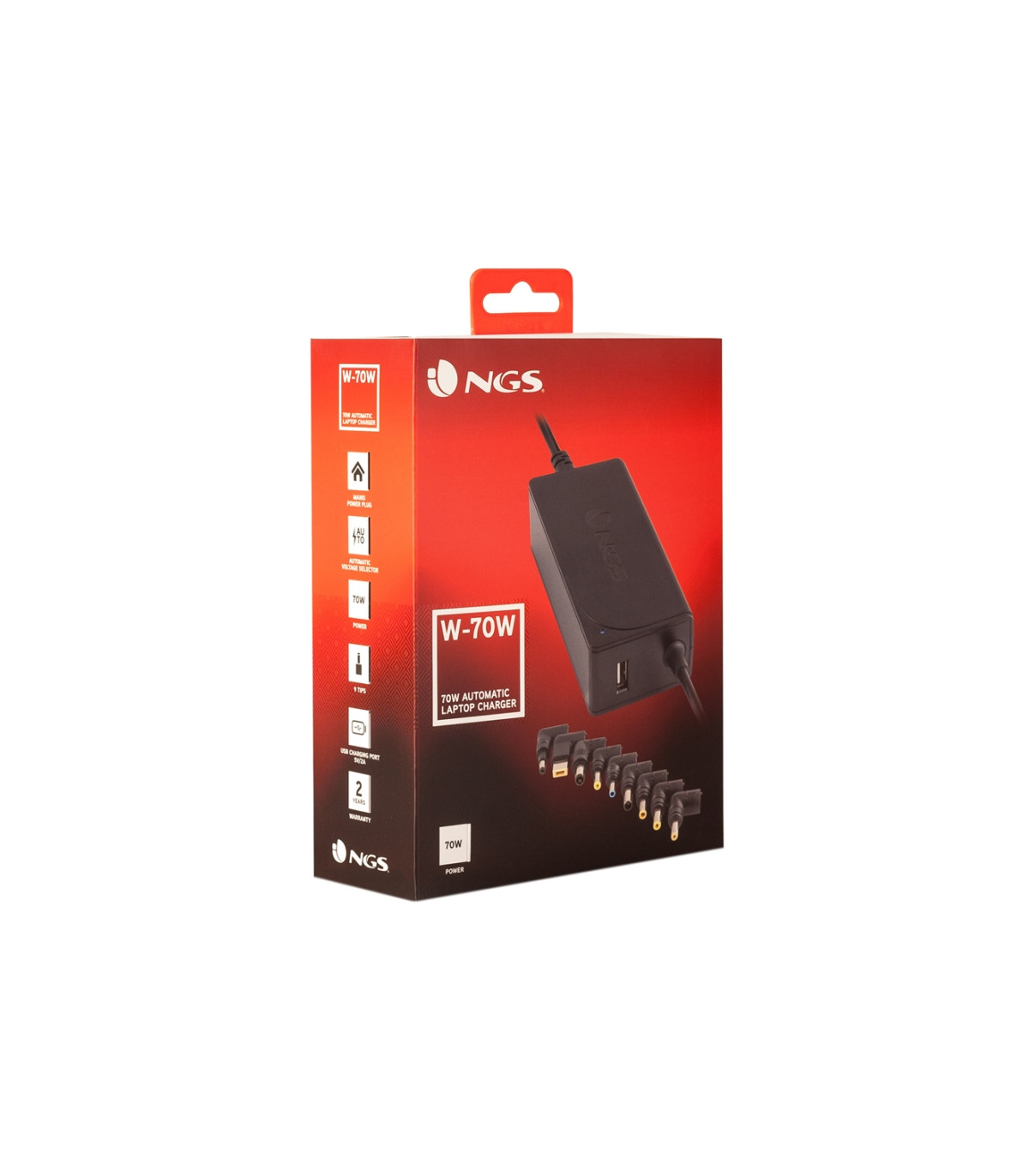NGS Cargador Portatil Sliml W-70