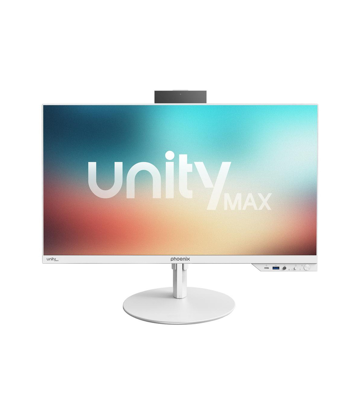Ordenador all in one phoenix unity max i3 14gº -  16gb ddr5 -  ssd 1tb nvme - 23.8 pulgadas -  fhd 1080p ips - blanco - w11 pro
