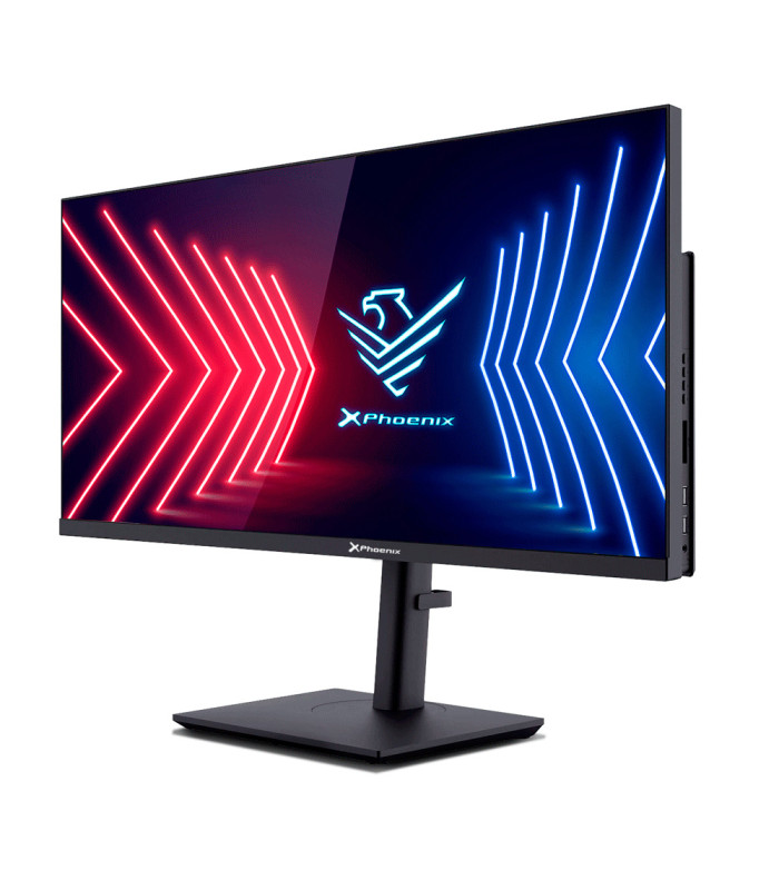 Barebone all in one phoenix led ips 29.5'' ultrapanoramico - gtx 1050ti - ddr4 - lga1200 - soporte ajustable en altura - webcam