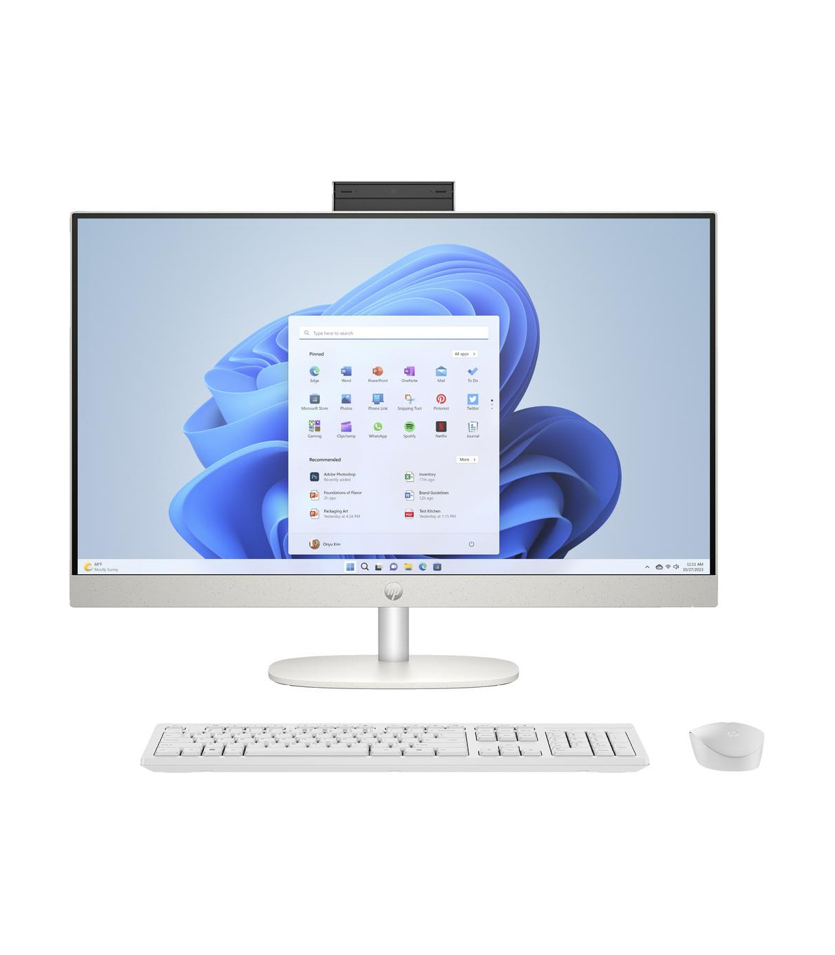 Ordenador all in one 24 - cr0041ns 23.8 pulgadas -  tactil -  i3 - 1315u -  8gb -  ssd512gb -  w11 -  teclado y raton incluidos