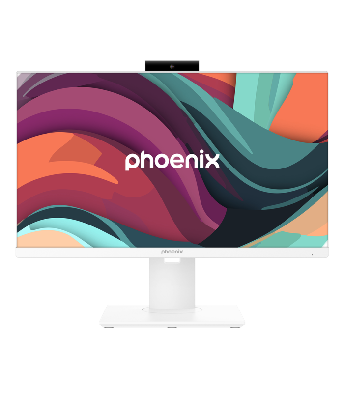 Barebone all in one phoenix campro 23.8 pulgadas blanco placa asus h610t2 ddr5 con adaptador 120w
