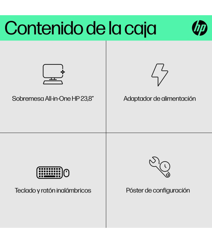 Ordenador all in one hp 24 - cr0110ns r5 - 7520u 16gb ssd 1tb 23.8 pulgadas