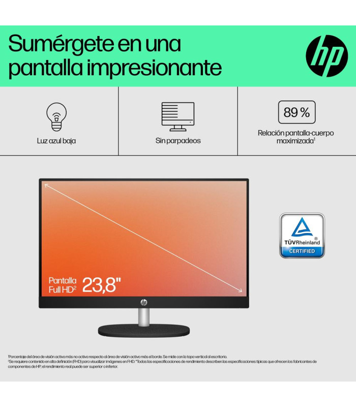 Ordenador all in one hp 24 - cr0110ns r5 - 7520u 16gb ssd 1tb 23.8 pulgadas