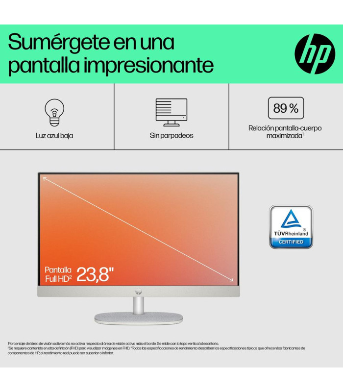 Ordenador all in one hp 24 - cr0110ns r5 - 7520u 16gb ssd 1tb 23.8 pulgadas