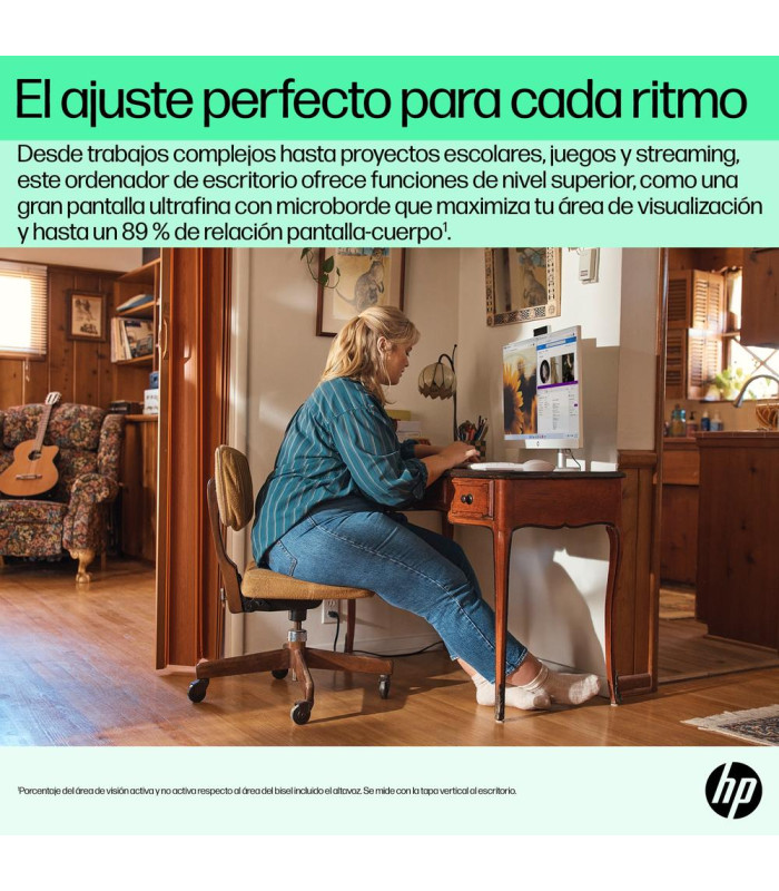 Ordenador all in one hp 24 - cr0110ns r5 - 7520u 16gb ssd 1tb 23.8 pulgadas