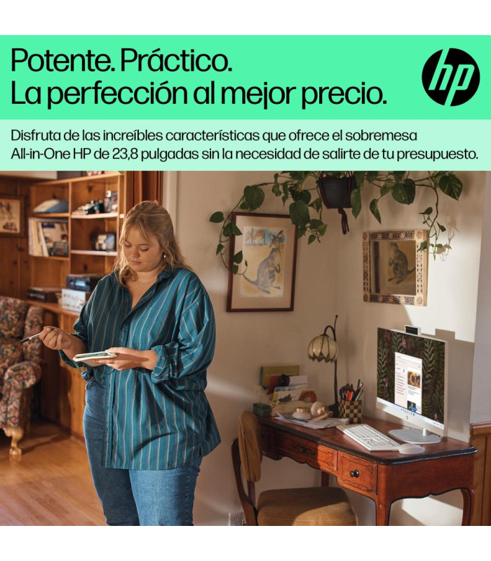 Ordenador all in one hp 24 - cr0110ns r5 - 7520u 16gb ssd 1tb 23.8 pulgadas