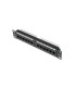 Patch panel lanberg 12 puertos 1u 10 pulgadas cat.6 negro