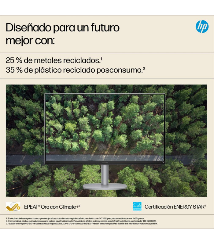 Ordenador all in one hp 27 - cs1008ns u5 - 266v -  16gb -  ssd 1tb -  27 pulgadas fhd -  w11h