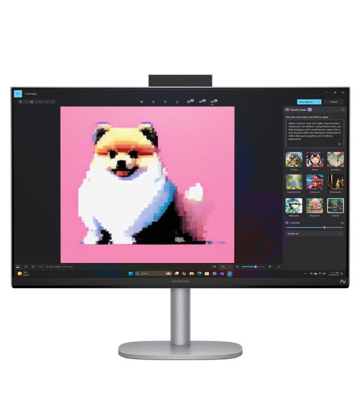 Ordenador all in one hp 27 - cs1008ns u5 - 266v -  16gb -  ssd 1tb -  27 pulgadas fhd -  w11h