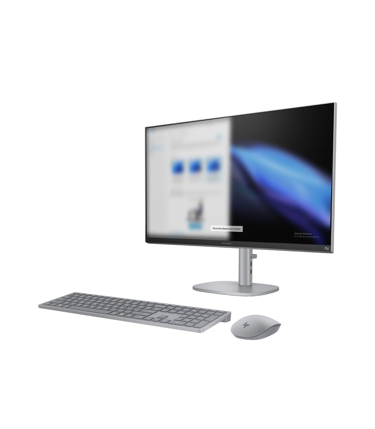 Ordenador all in one hp 27 - cs1008ns u5 - 266v -  16gb -  ssd 1tb -  27 pulgadas fhd -  w11h