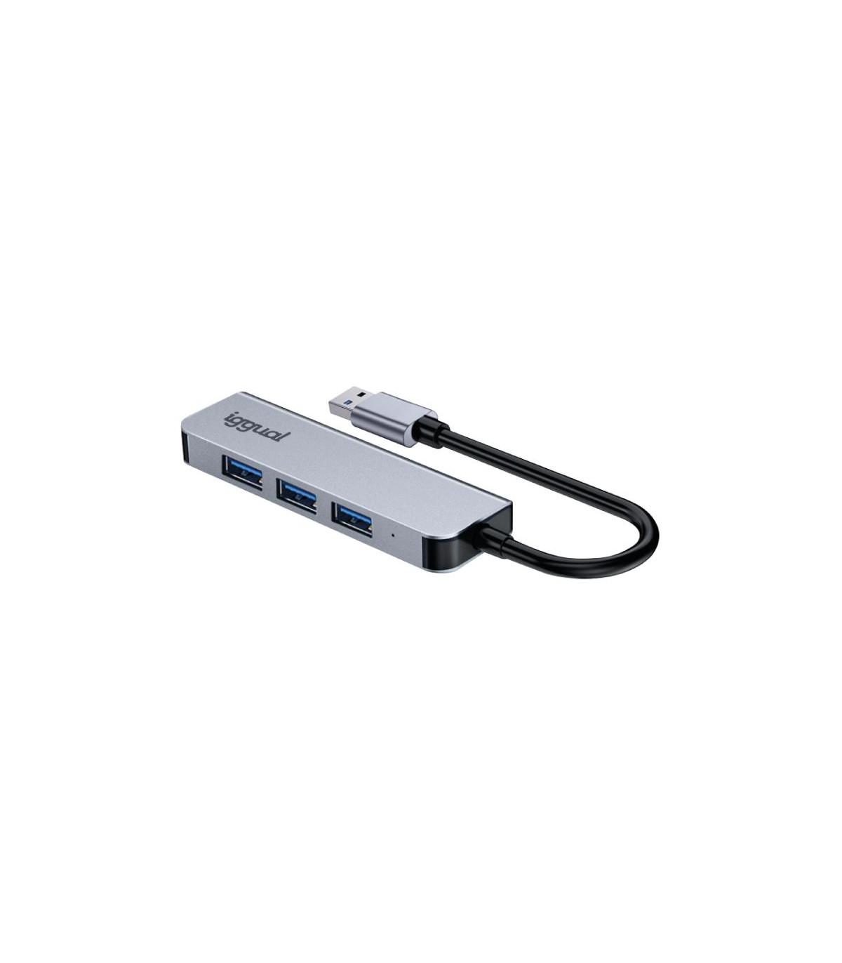 iggual Hub USB-A 3.0 x 4 puertos USB-A 3.0