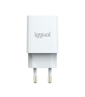 iggual Cargador de pared 1xUSB 5V/2.4A (12W)