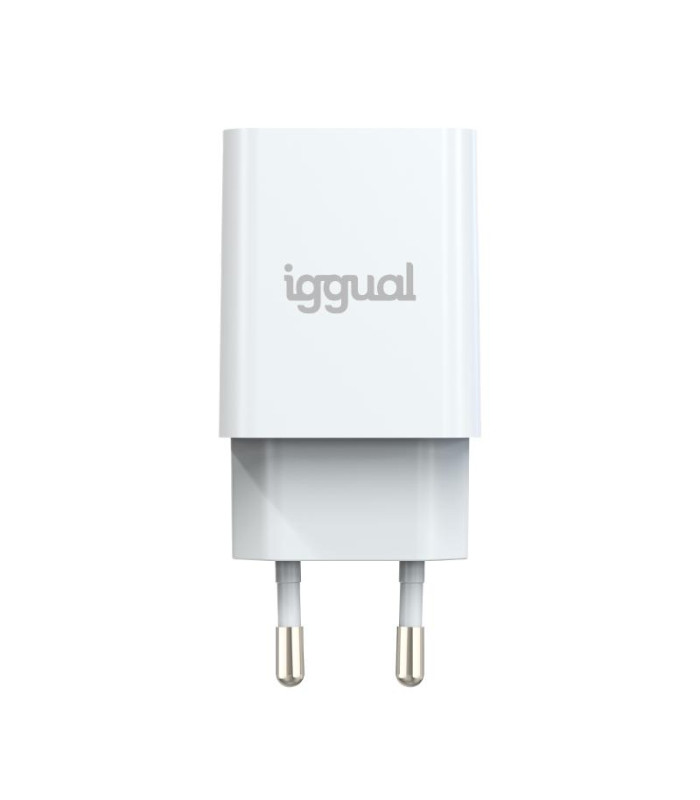 iggual Cargador de pared 1xUSB 5V/2.4A (12W)