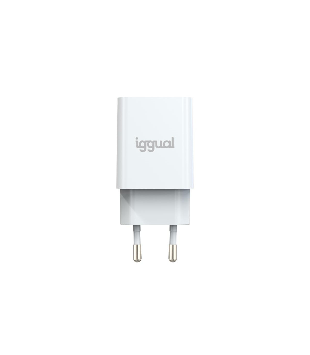 iggual Cargador de pared 1xUSB 5V/2.4A (12W)