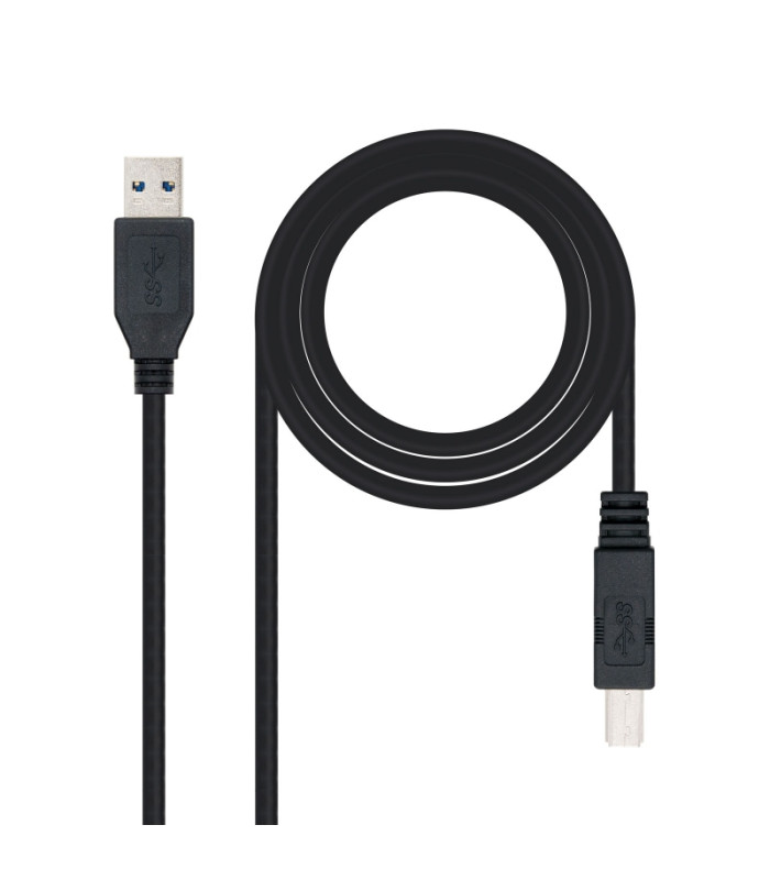 Nanocable Cable USB 3.0, impresora A/M-B/M, 2m