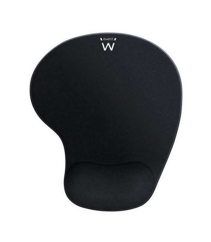 EWENT Alfombrilla de GEL REPOSAMUÑECAS Negra