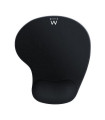 EWENT Alfombrilla de GEL REPOSAMUÑECAS Negra