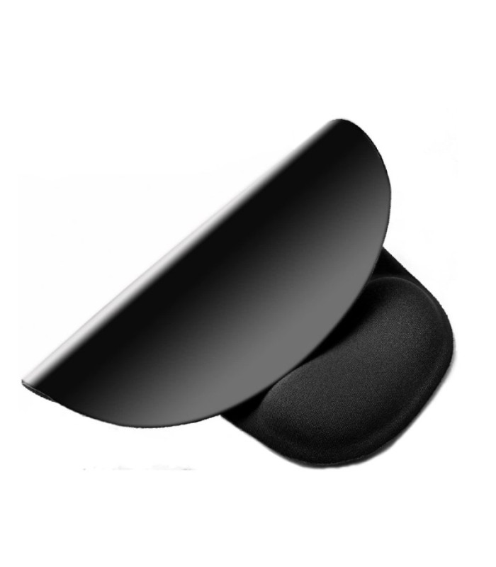 EWENT Alfombrilla de GEL REPOSAMUÑECAS Negra